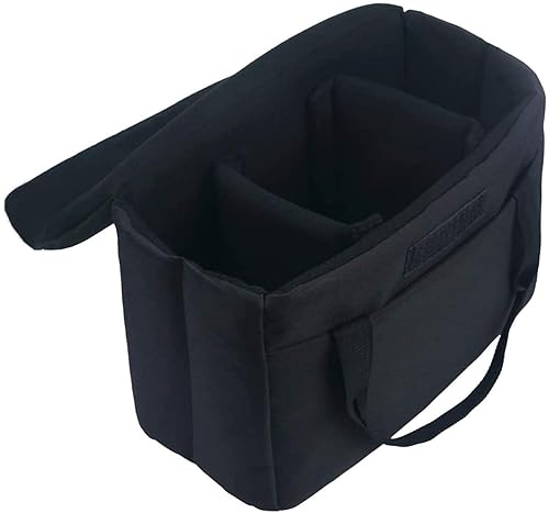 BOMKEE Camera Inserts Lens Padded Insert Liner DSLR SLR Protective Bag Camera Cube Roomy Case Waterproof Foldable pouch for Camera Lens Accessories