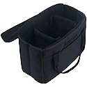 BOMKEE Camera Inserts Lens Padded Insert Liner DSLR SLR Protective Bag Camera Cube Roomy Case Waterproof Foldable pouch for Camera Lens Accessories