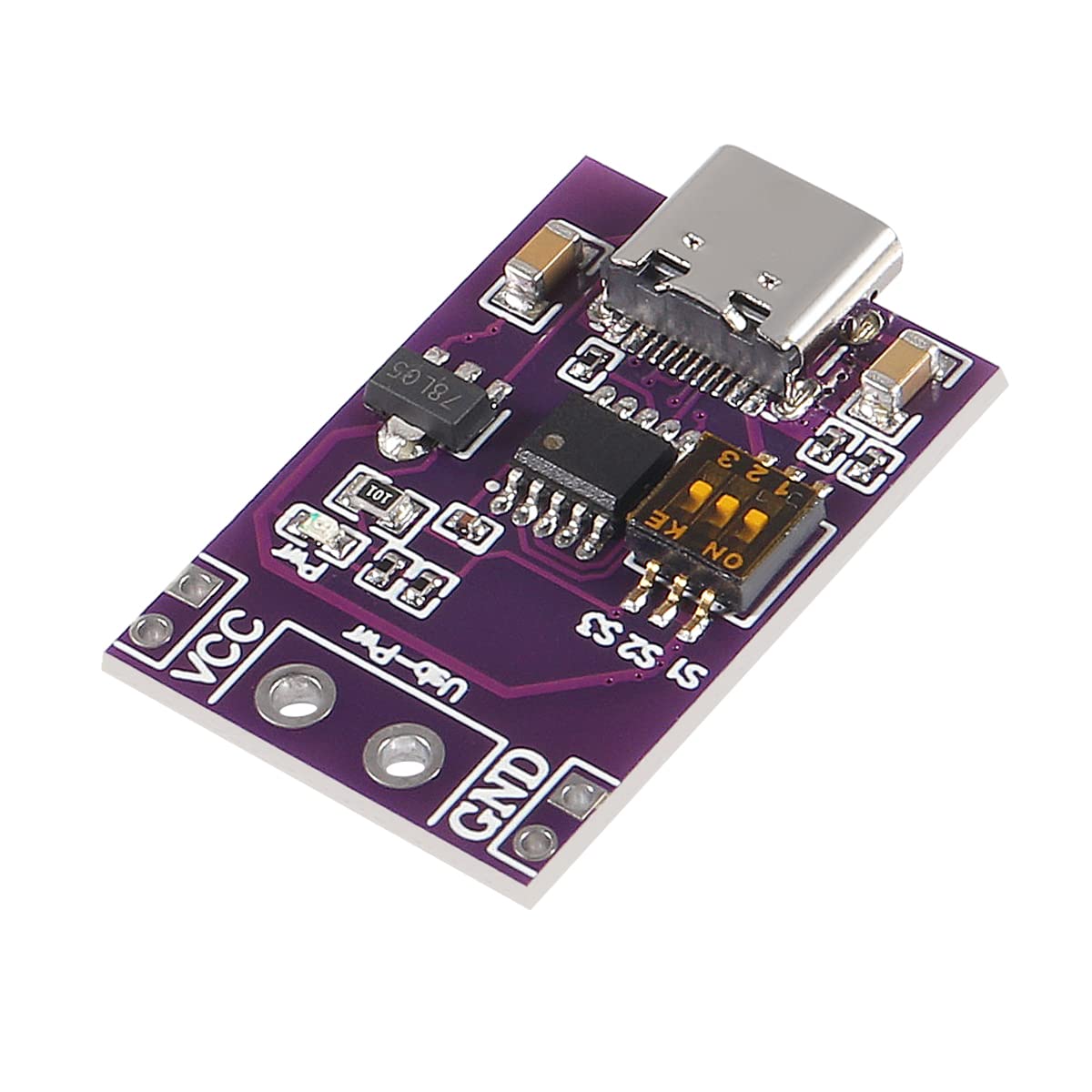 DWEII 10-Pack Type-C QC AFC PD2.0 PD3.0 to DC Spoof Scam Fast Charge Trigger Polling Detector USB-PD Notebook Power Supply Change Board Module