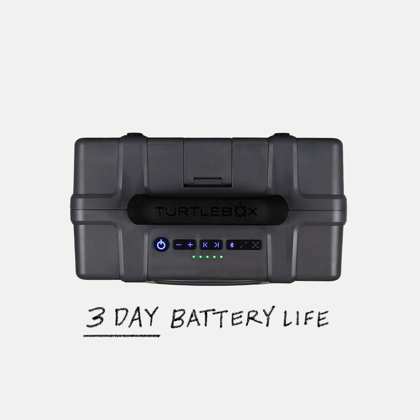 Turtlebox Grande: Loud! Outdoor Portable Bluetooth 5.4 Speaker | Rugged, Waterproof, Ultra-Portable | Plays to 126db, Deep Bass, Shockproof, Unlimited