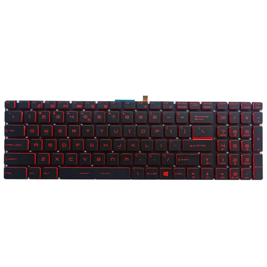 New for MSI GP62 MS-16J9 MS-16J5 MS-16J6 MS-16JB MS-16J3 Laptop US Keyboard (Red Backlight)