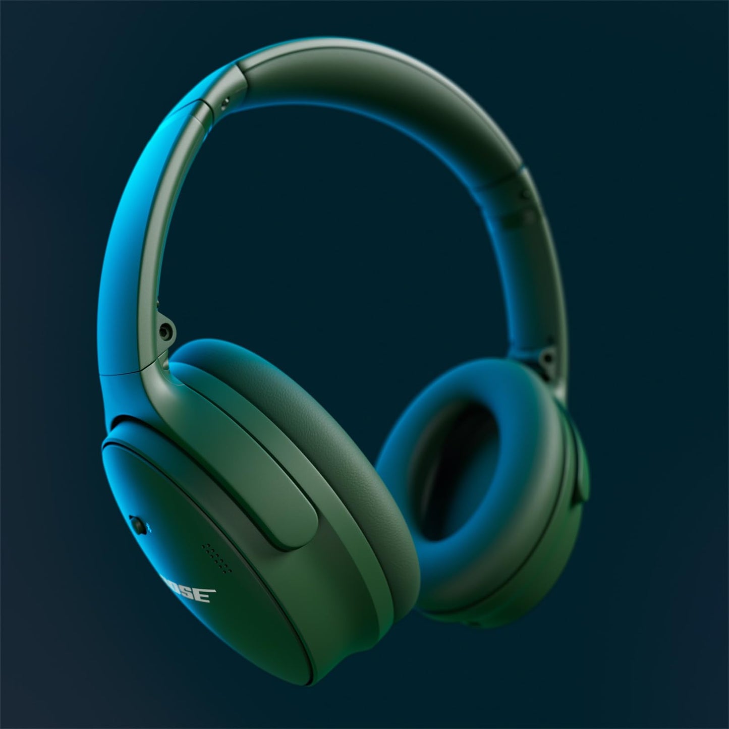 Bose QuietComfort Bluetooth Headphones, Wireless Headphones with Active Over Ear Noise Cancelling and Mic, Deep Bass, Up to 24 Hours of Playtime…