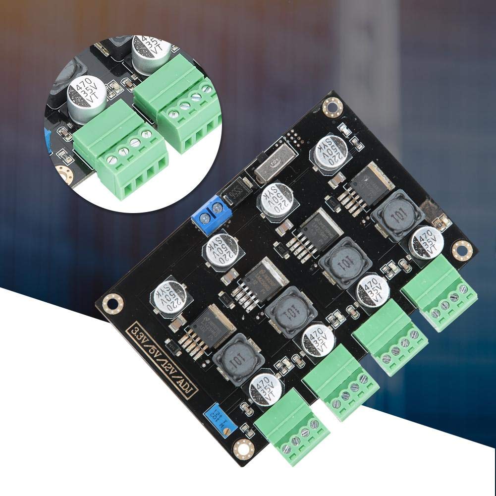 Multi-Channel Switching Power Supply Module with 3.3V/5V/12V/ADJ Adjustable Voltage Output Converter,LM2596 Excellent Chip Power Supply,with 4-Way…