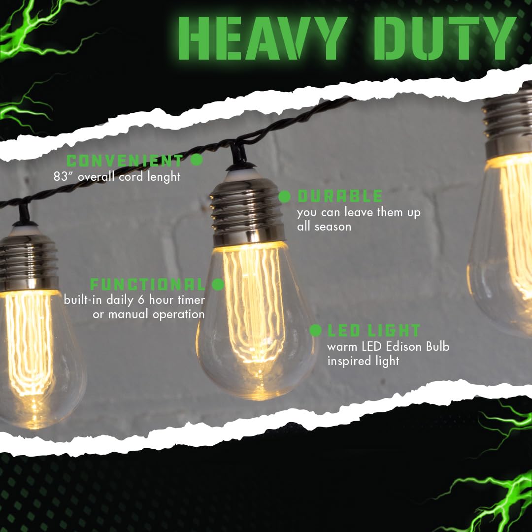 LitezAll® LED Edison Bulb 6 Piece String Lights