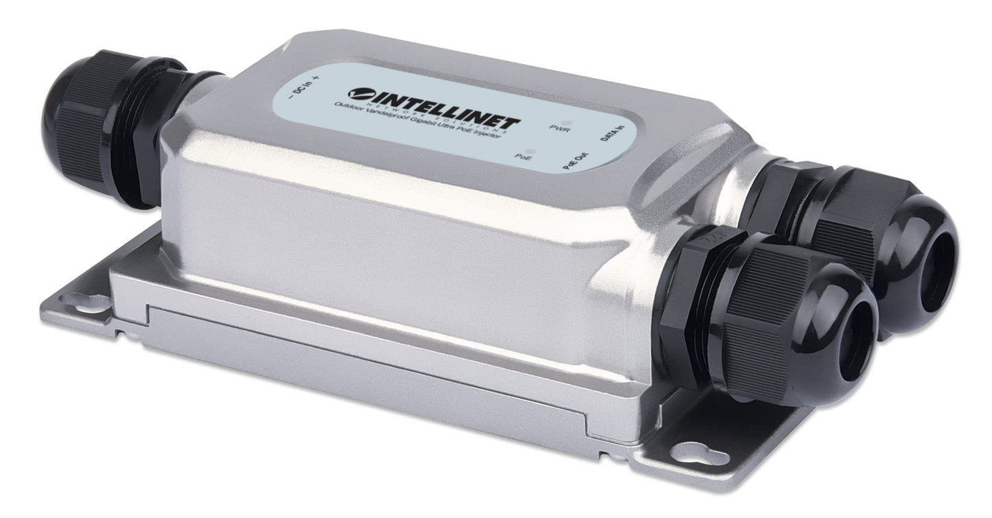 Intellinet Outdoor Gigabit PoE++ Injector, 60W, IP67, IK10, 1-Port