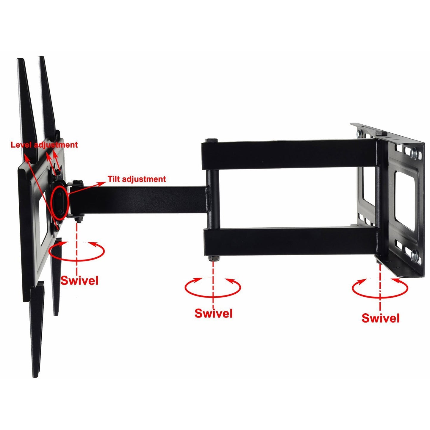 VideoSecu Articulating Tilt Plasma LCD LED TV Wall Mount for Magnavox 32-55" LCD LED TV MW365BBM7 BR5