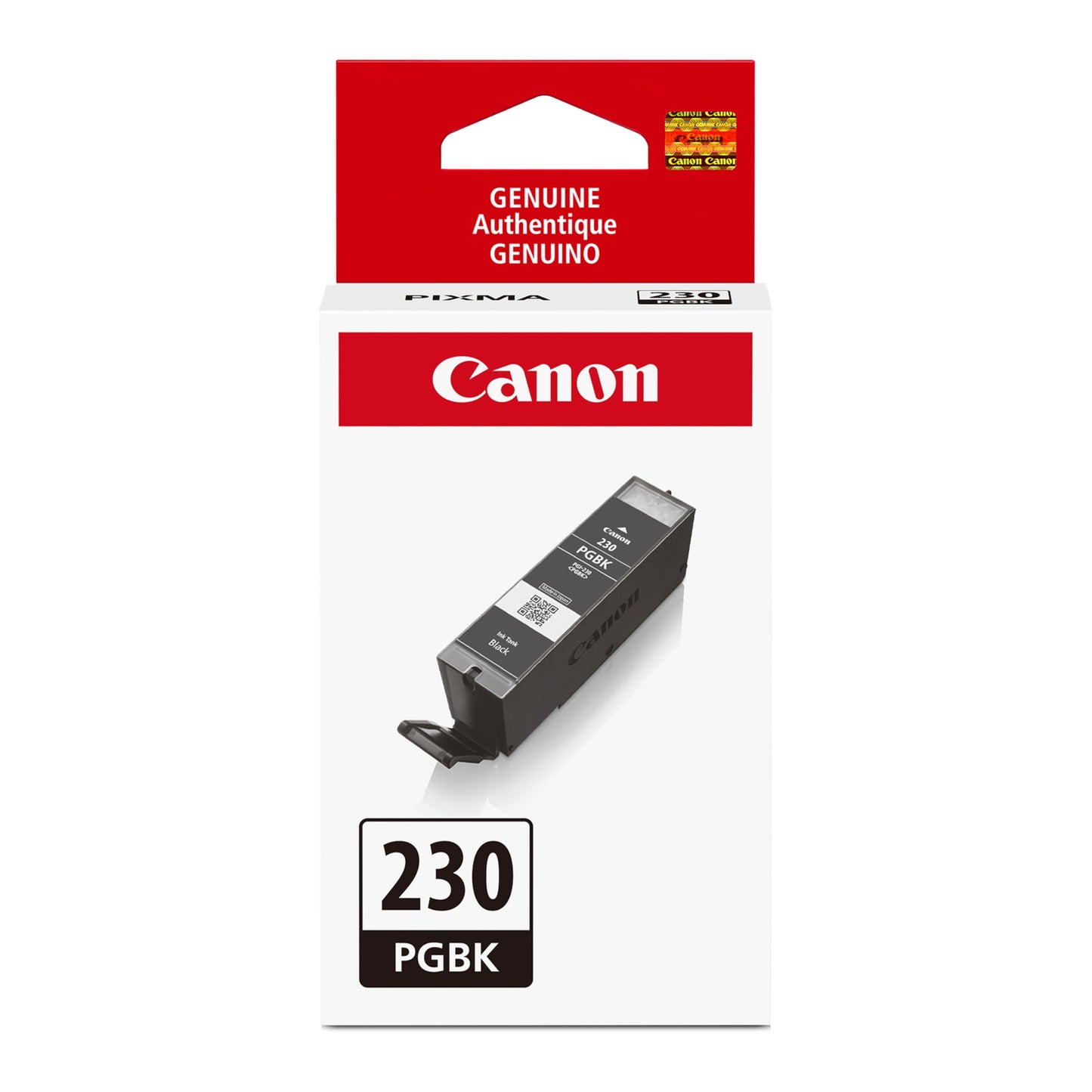 Canon PGI-230 Genuine Pigmant Black Ink Tank, Compatible with PIXMA TS8820 Printers