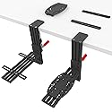 Flight Sim Hotas Desk Mount Compatible with Logitech X56,X52,X52 Pro/ Thrustmaster T-Flight Hotas X,SimTask Farmstick,Sol-R2,T16000M FCS/ VKB