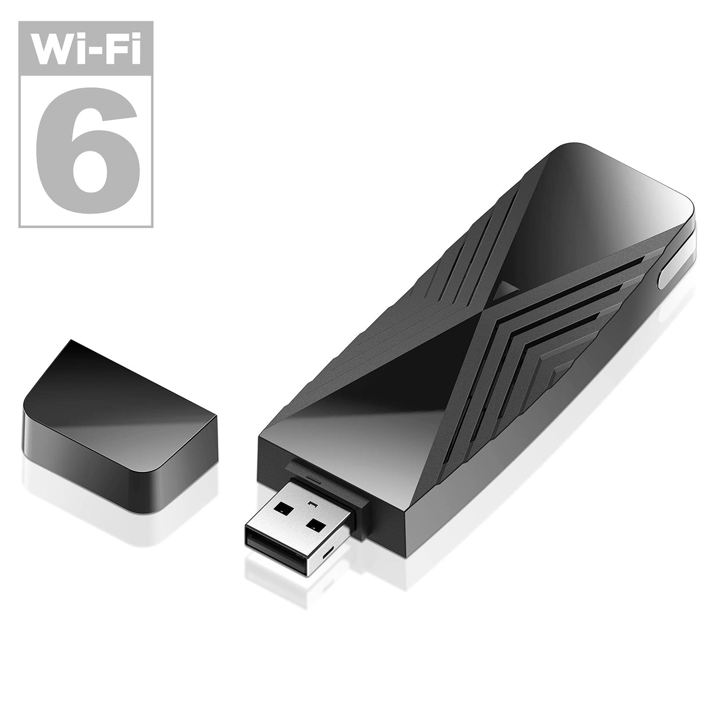 D-Link AX1800 Wi-Fi 6 USB 3.0 Adapter, WiFi Adapter for PC or Laptop, Update Your WiFi to Next Gen 802.11ax, Includes USB 3.0 dongle, WPA3 Encryption