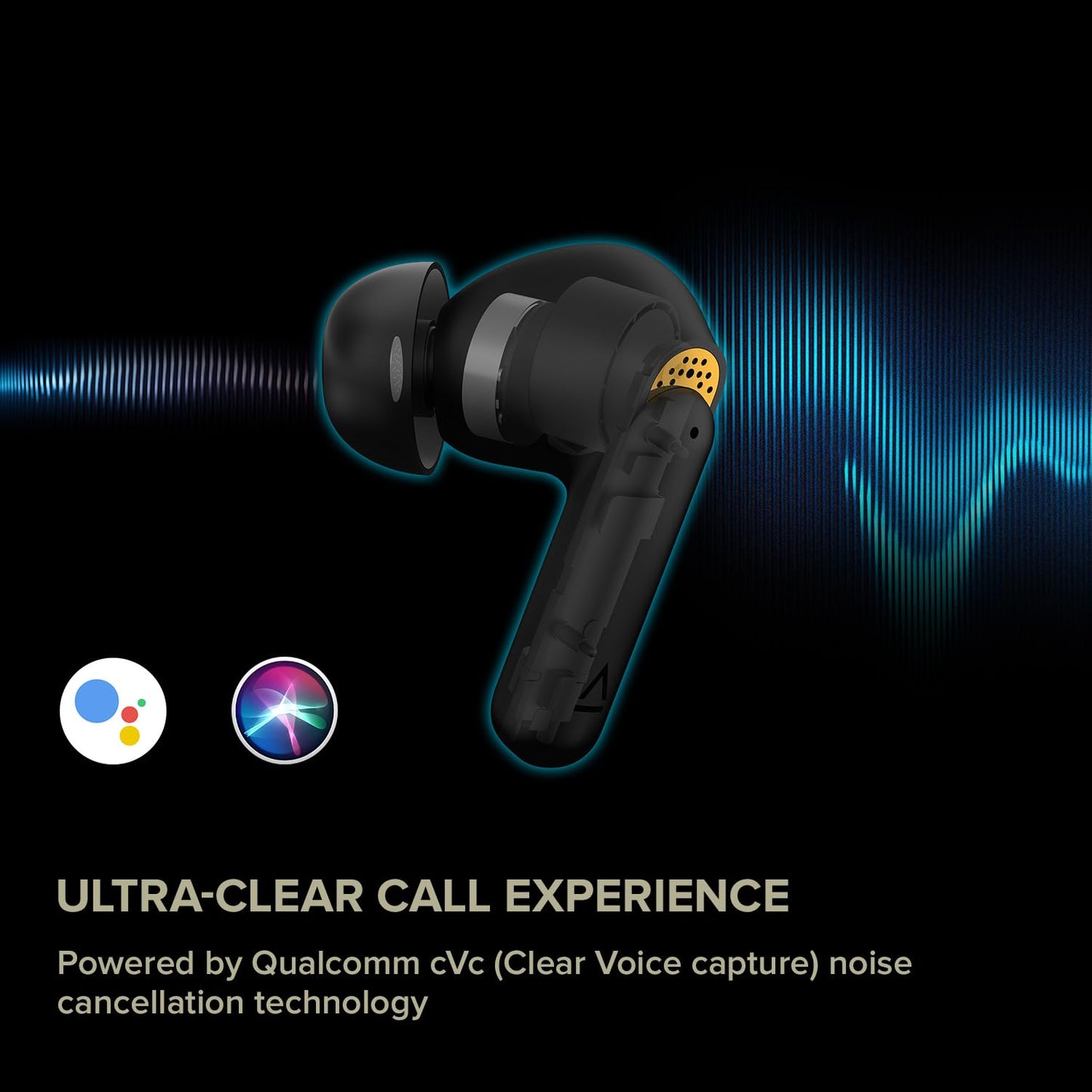 Creative Aurvana Ace with xMEMS Driver, Lightweight True Wireless Sweatproof in-Ears with Bluetooth LE Audio, aptX Adaptive, AAC, ANC, Ambient Mode…
