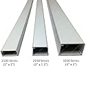 Electriduct XX-Large Latching Cable Raceway - 3" x 2" Channel Size - 1 Stick - 58" - White