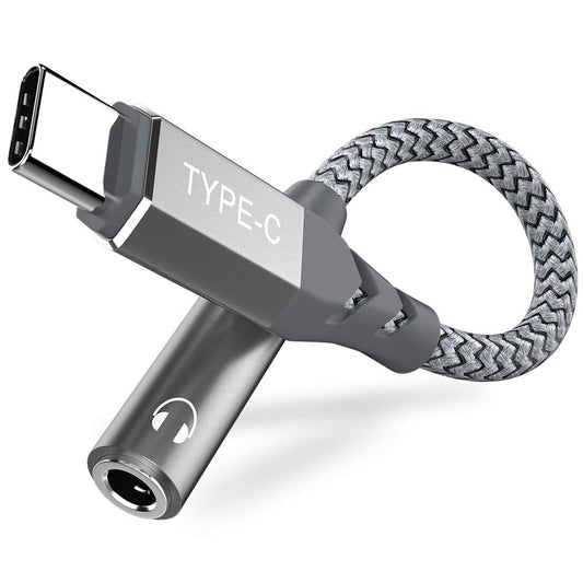 USB C to 3.5 mm Headphone Jack Adapter for Samsung S25 S24 S23 FE S22 Ultra S21 FE S20 Ultra, USB Type C to Aux Audio Dongle Cable Cord for iPhone 17