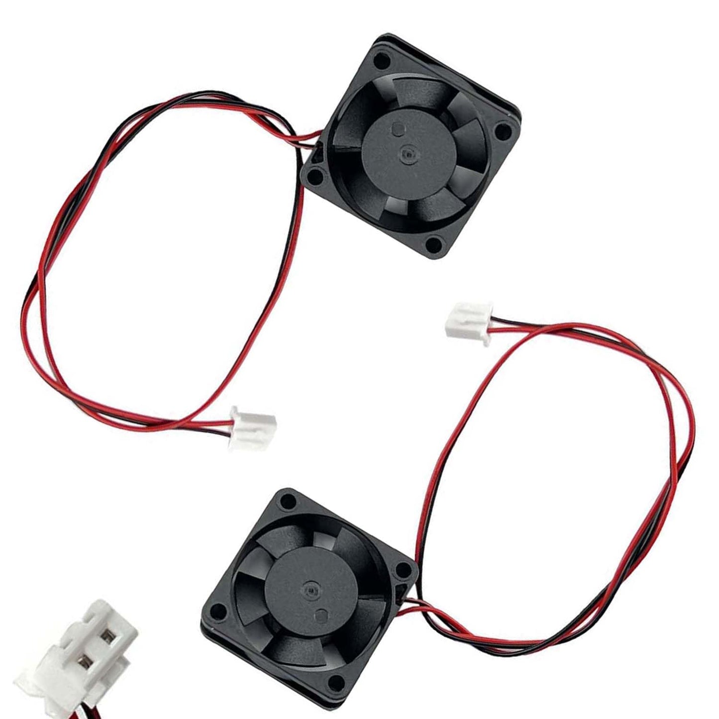 FainWan 2pcs 3010 5V Fan 30x30x10mm 2-pin Sleeve Bearing Brushless DC Cooling Fan 3D Printer Cooling Fan Computer Fan