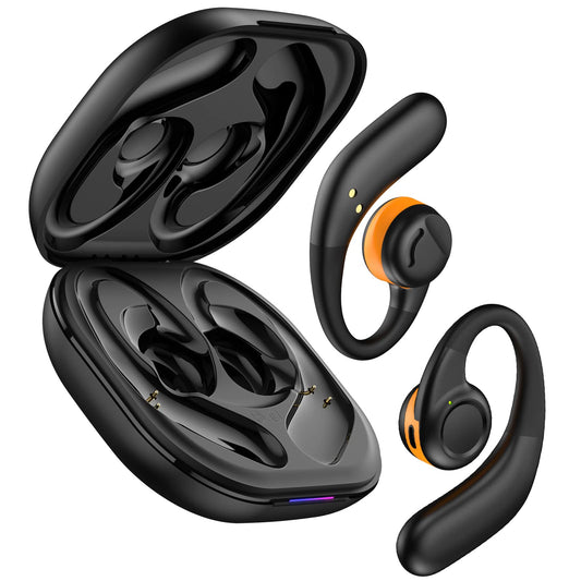 Jzones Open Ear Headphones Wireless Bluetooth 5.3, Open Ear Earbuds with Dual 16.2mm Dynamic Drivers 60 Hours Playtime Waterproof Sport Earbuds…