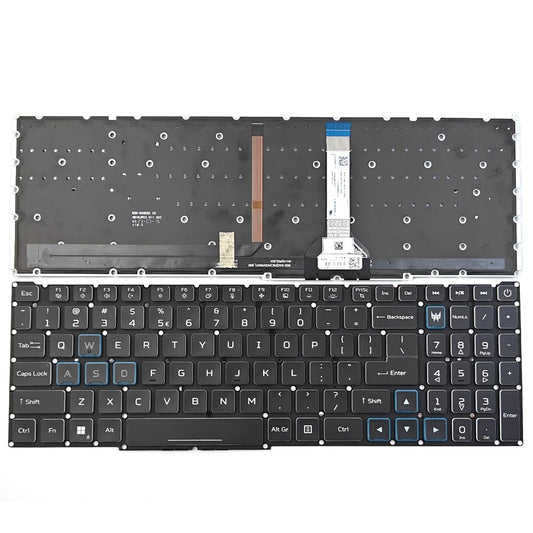 KGIGIBE Replacement Backlit Keyboard for Acer Predator Helios Neo 16 PHN16-71 PHN16-71-747H PHN16-71-5606 N22Q22 Laptop US Black with RGB Colorful