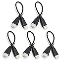 Security-01 [4-Pack] 4K HDMI Cable Short 0.25m/9.85in, High Speed HDMI Jumper Cord, HDMI 2.0 A Male to A Male, OD 5.0mm, Supports 4K UHD, 3D