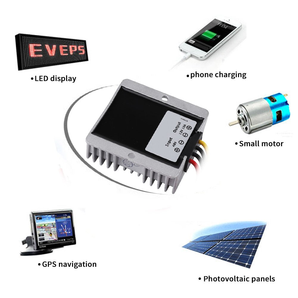 DC to DC Converter 48V to 12V, Voltage Step Down Power Source 10A 120W