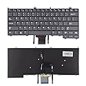 SUNMALL Backlit Keyboard Replacement with Pointer and Backit Compatible with Dell Latitude 14 7000 E7440 E7240 E7420 Series Black US Layout