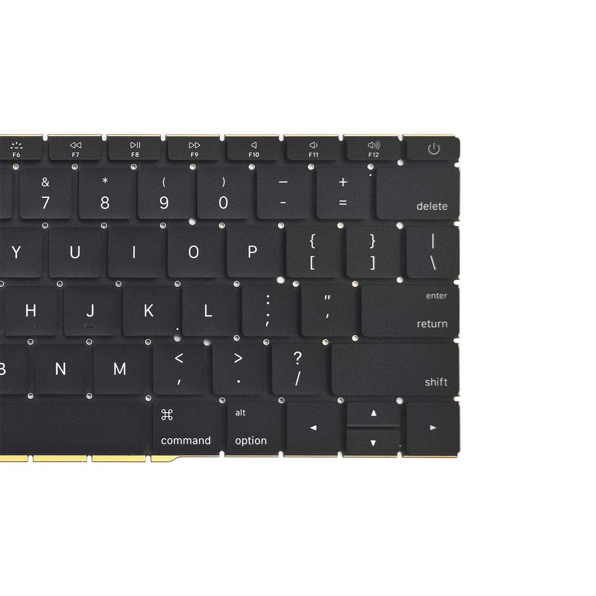 ICTION New Replacement US Layout Keyboard for MacBook Pro 13" inch A1708 Keyboard Late 2016 mid 2017 Year