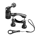 Forevercam Bike Handlebar Mount for GoPro (360° Rotation and Lock Any Direction) 0.6-1.3inch All Aluminum Bike/Motorcycle Handlebars Seat Post Ski