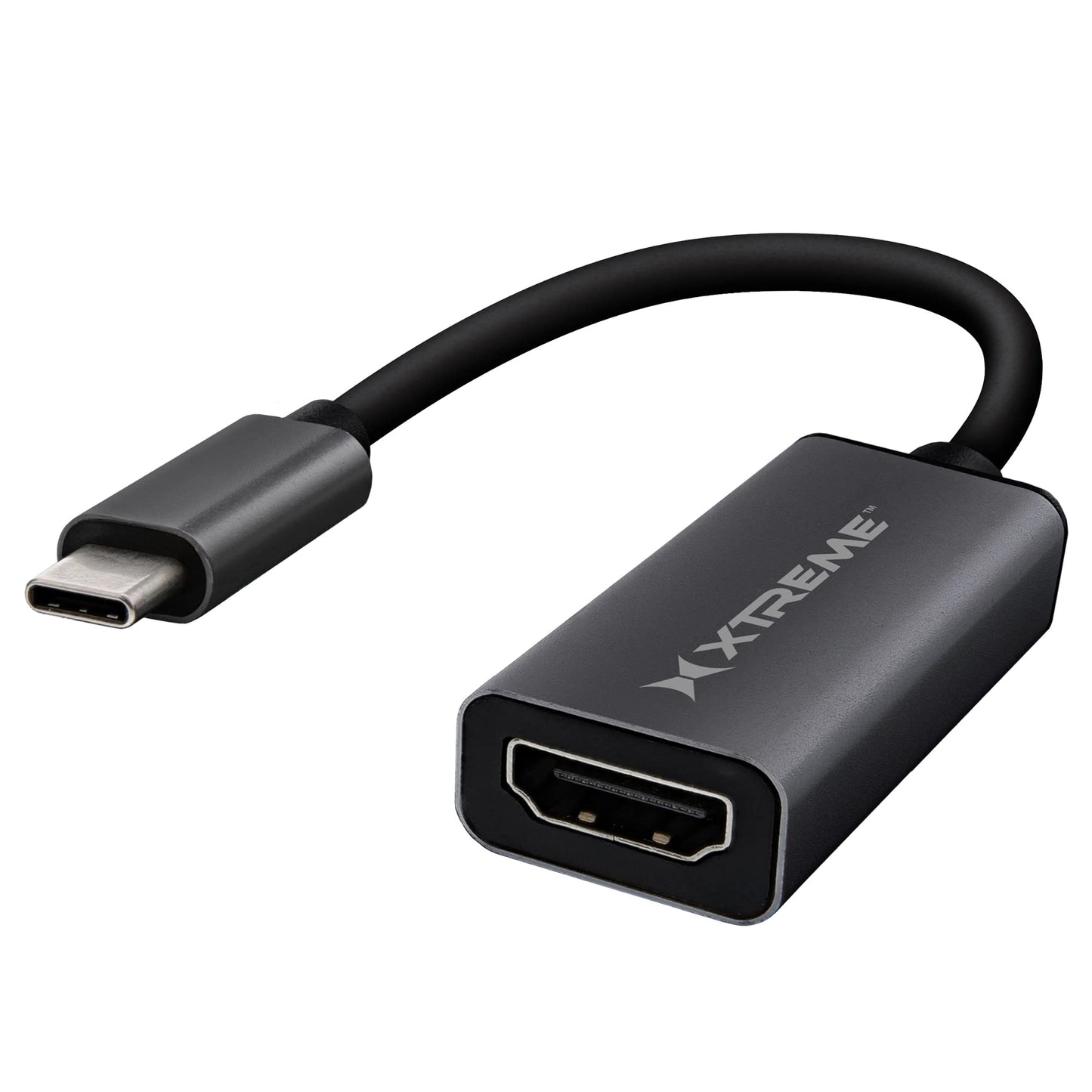 Xtreme USB-C to HDMI Adapter, Connect USB-C Phones, Tablets, & Laptops to HDMI TVs, Monitors, & Projectors, Screen Mirror Audio and Video, Supports