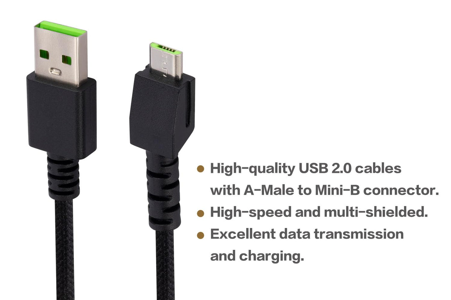 UNCLE LIGHT USB Charging Cable Replacement for Razer, Compatible with Naga Pro, DeathAdder V2 Pro, Viper Ultimate, Basilisk Uitimate Mouse, Data Sync