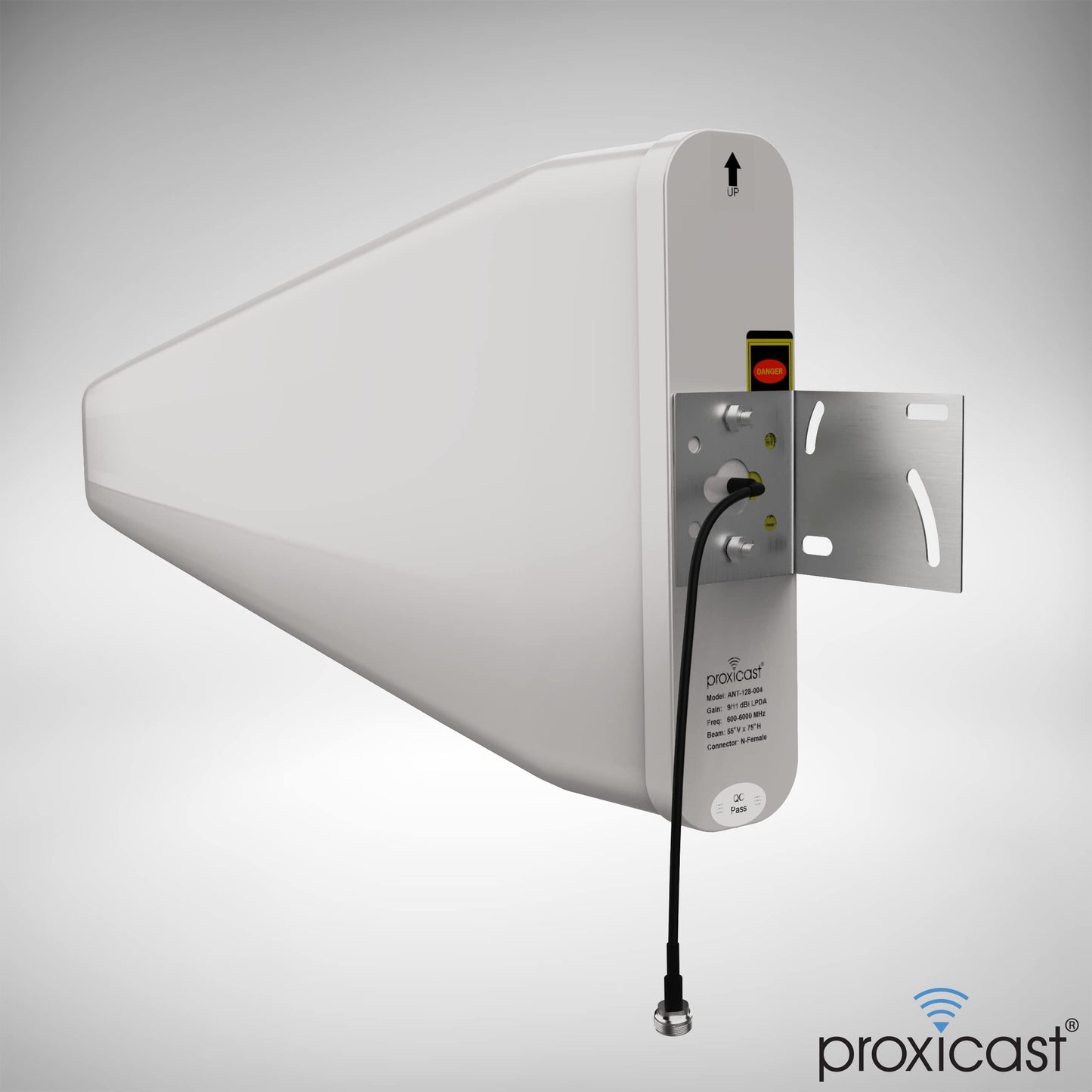 Proxicast 9/11 dBi Ultra Wideband High Gain 4G / 5G / CBRS/WiFi/Public Safety Band Fixed Mount Outdoor LPDA Directional Yagi Antenna (600-6000 MHz)