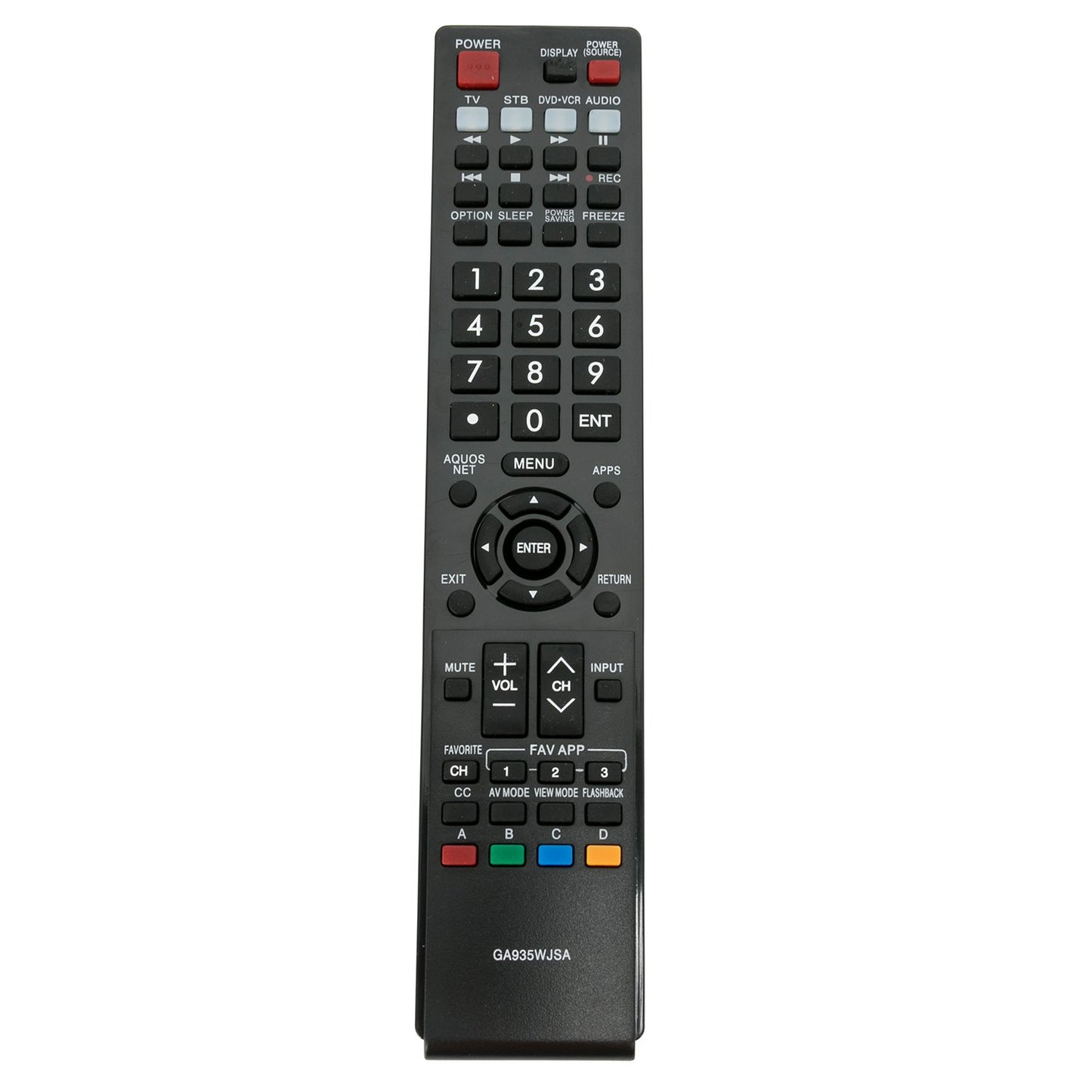 GA935WJSA Replacement Remote Control fit for Sharp AQUOS TV LC-70LE734U LC-40LE830U LC40LE830UN LC46LE830UN LC52LE830UN LC60LE830UN LC-46LE830U
