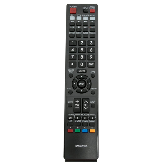 GA935WJSA Replacement Remote Control fit for Sharp AQUOS TV LC-70LE734U LC-40LE830U LC40LE830UN LC46LE830UN LC52LE830UN LC60LE830UN LC-46LE830U
