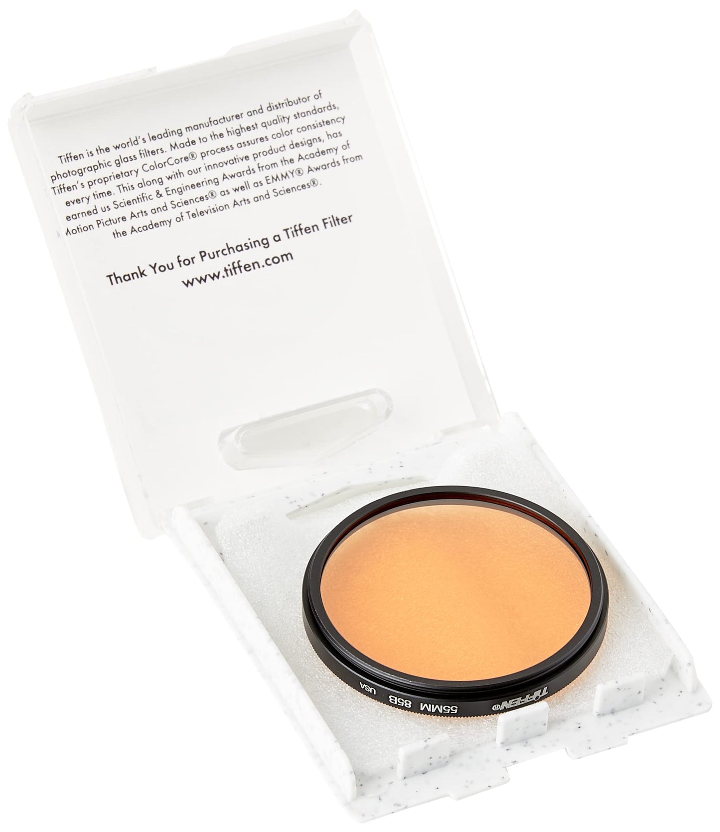 Tiffen 5585B 55mm 85B Camera Lens Filter