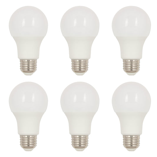 Westinghouse 5290020 5 Watt (40 Watt Equivalent) A19 Soft White LED Light Bulb, Medium Base, 6 Pack