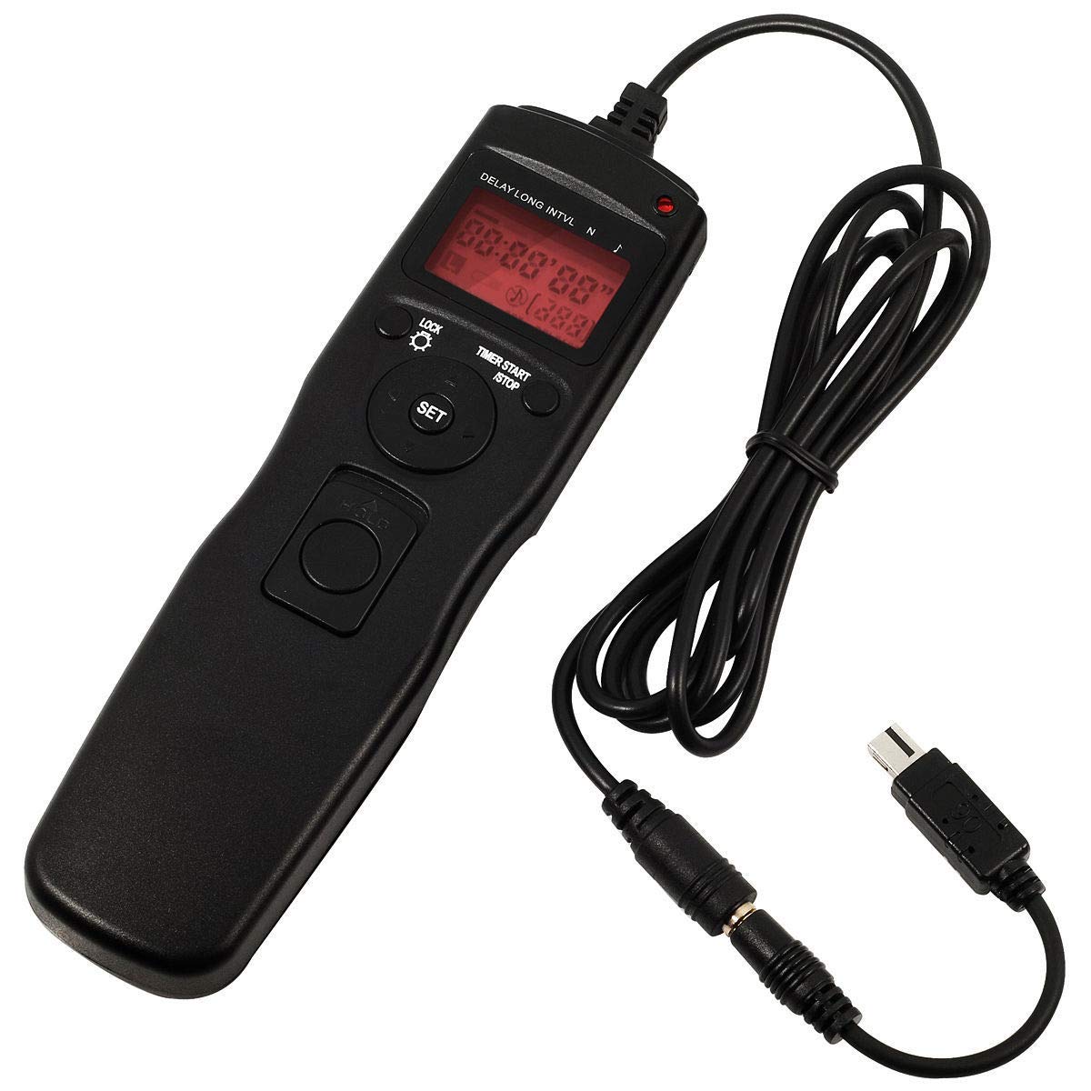 ABUYCS Timer Shutter Release Time Lapse Intervalometer Remote Control for Nikon D5200 D3100 D5000 D7200 D7000 D600 D610 D750 D3200 D3300 D90 Cameras