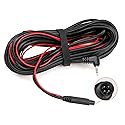 WOLFBOX 50 Feet Rear Camera Longer Replacement Cable for i17 / i07 / G840S / G840H / G900 / G930 / G850 / G850PRO / G900PRO Version with 2.5mm Jack