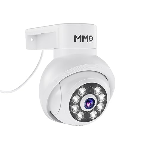MMQ 5MP Outdoor Security Camera Wireless,PTZ WiFi Security Cameras Auto Track Security Camera, 2-Way Audio,Color Night Vision,Motion Alert,2.4G/5G