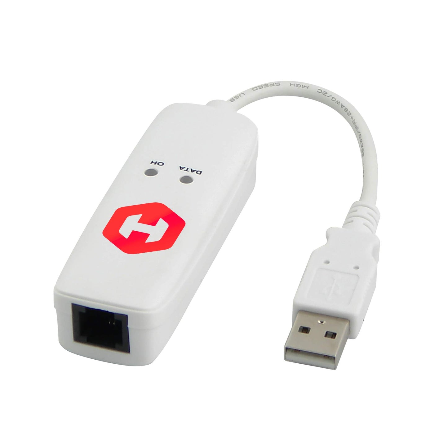HIRO H50363 V92 56K EXTERNAL DUAL INTERFACE USB USB-C TYPE-C TYPE C DATA FAX DIAL-UP INTERNET MODEM SINGLE PORT TRULY PLUG N PLAY DRIVERLESS