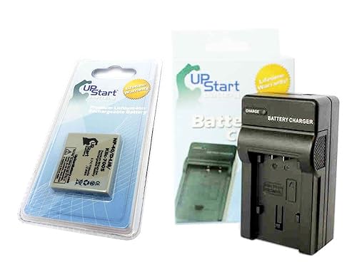 UpStart Battery NP-40 BC-40 Replacement Battery and AC/DC Dual Charger Kit for Fujifilm FinePix, Kodak Klic-7005 and Pentax D-LI8 Digital Cameras