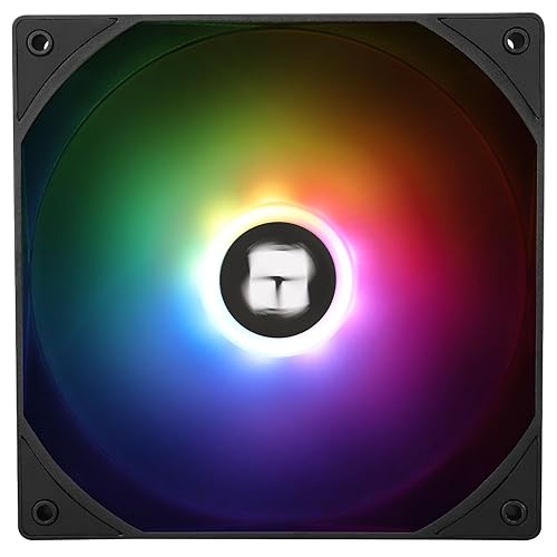 Thermalright TL-C14C-S CPU Fan 140mm ARGB Case Cooler, 4pin PWM Silent Computer Fan with S-FDB Bearing Included, up to 1500RPM PC Cooling