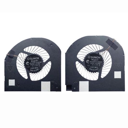 Fleshy Leaf New CPU+GPU Cooling Fan Replacement for DELL Precision 17 7730 M7730 7740 M7740 Series NS85C14-17G25 NS85C15-17G26 MG75090V1-C140-S9A