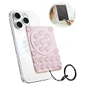 Sembo Magnetic Suction Phone Mount for MagSafe Case, Silicone Octo Cup Buddy Sticky Grip Holder for iPhone, Removable Hands-Free Selfie/Video