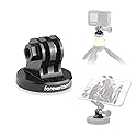 Forevercam Aluminum Tripod Mount Adapter for Gopro Monopod Adapter Mount Compatible for Gopro Hero 13 12 11 10 9 8 DJI Osmo Insta360 AKASO and Other