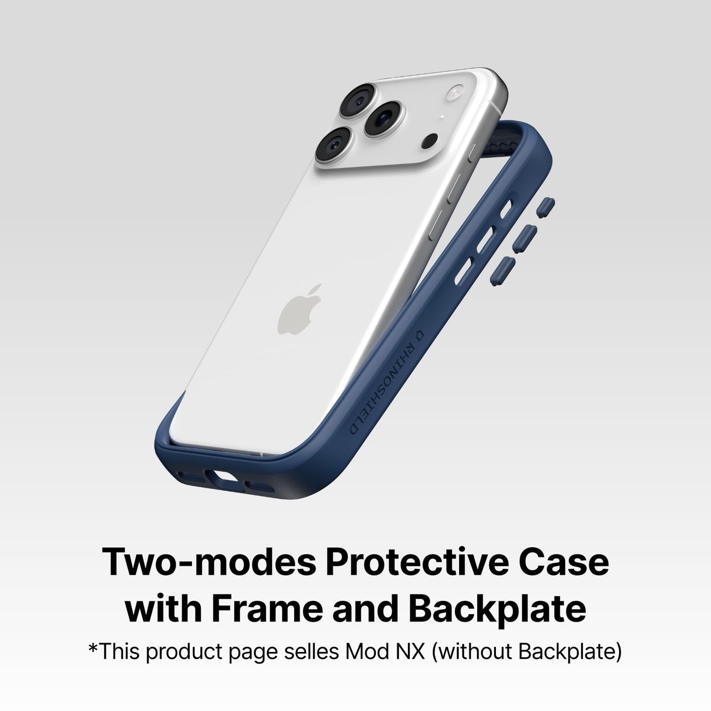 RhinoShield Mod NX Bumper Phone Case for iPhone Air Navy Blue
