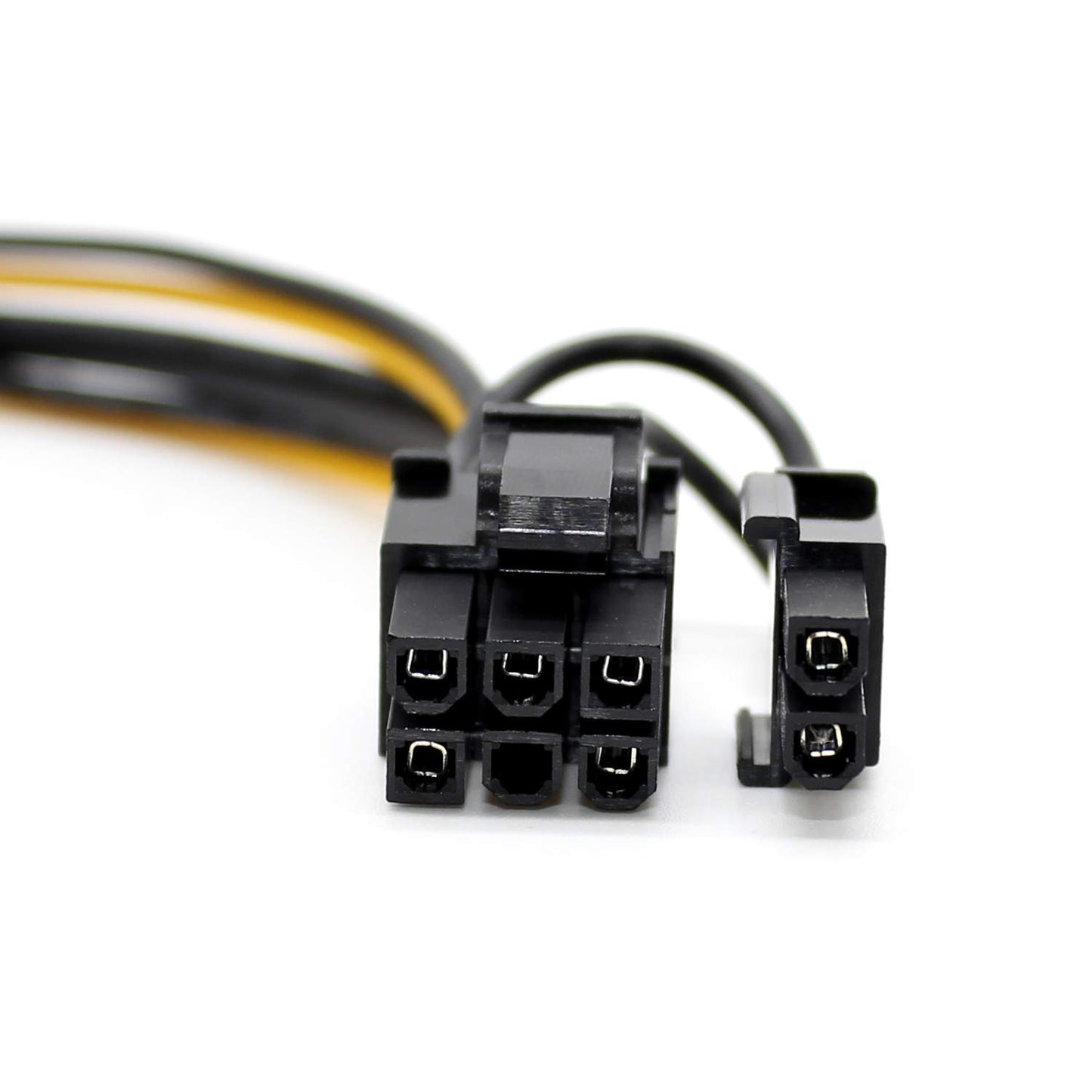 Atneway 15Pin SATA Male to 8pin(6+2) PCI-E Female Video Card Power Supply Adapter Cable,8 Pin PCIe to SATA 15 Pin Power Cable (20CM/8inch)