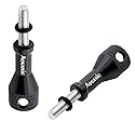 Aquanic Aluminum Alloy Thumbscrew, Tool-Free Camera Replacement Thumb Screw Screw Bolt with Spacer for Gopro Hero 13/12/11/10/9/8/7/6/5/4/3+, DJI