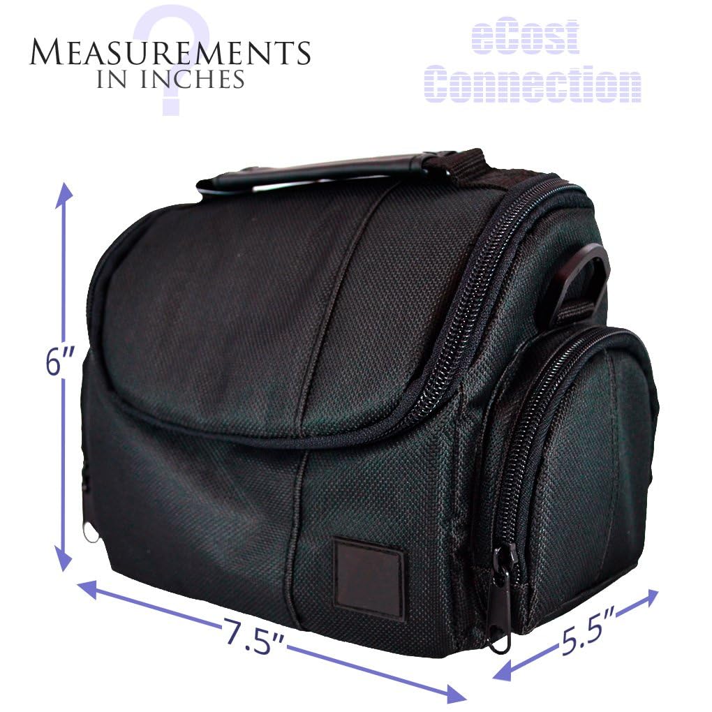 Acuvar Medium Soft Padded Camera Equipment Bag / Case for Canon 70D, 60D, 6D, 7D, 40D, 30D, 20D, 1D, 1DC, 1DS, 1DX, SL1, EOS-M, 5D, 5D Mark II, 5D