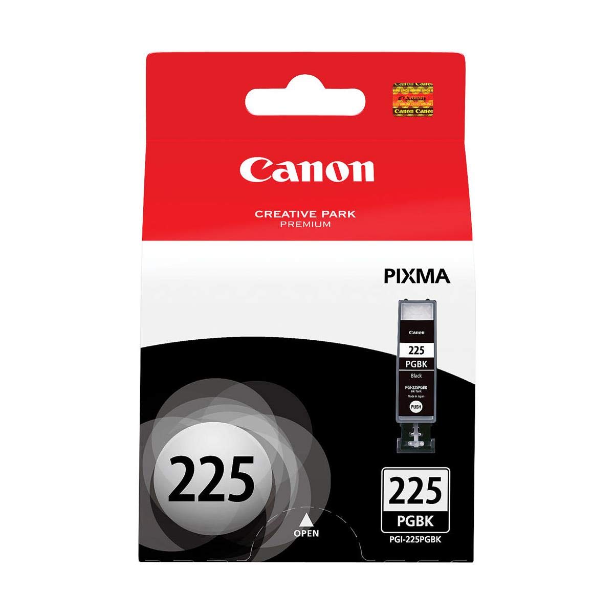 Canon PGI-225 Pigment Black Ink Tank for Select PIXMA iP, iX, MG, MX Series Printers, 3-Pack