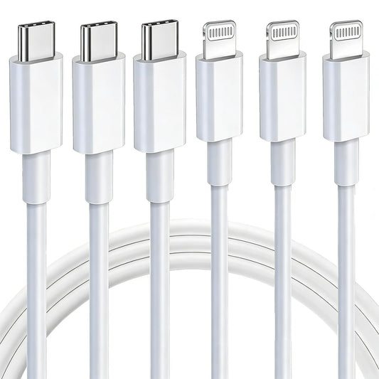 Ximytec USB C to Lightning Cable [MFi Certified] 3Pack 10FT iPhone Charger Cord Type C Fast Charging Cable Compatible with iPhone 14 13 12 11 Pro Max…