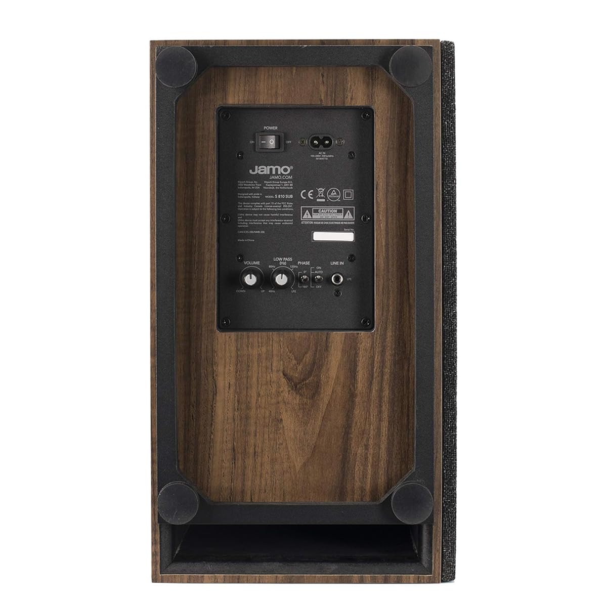 Jamo Studio Series S 810 Subwoofer (Walnut)