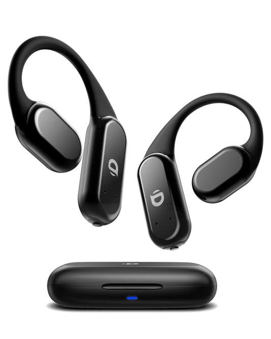 DEMICEA True Wireless Bone Conduction Earphones, OWS Open Ear Headphones with Earhooks, Bluetooth 5.3, Up to 60H Playtime with Case, IP68, AAC/SBC