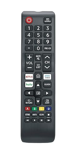 BN59-01315A BN59-01315D Replacement Remote Compatible with All Samsung Smart TV, 4K UHD Curve Ultra HDTV LED 6 7 8 Series with Netflix, Prime Video