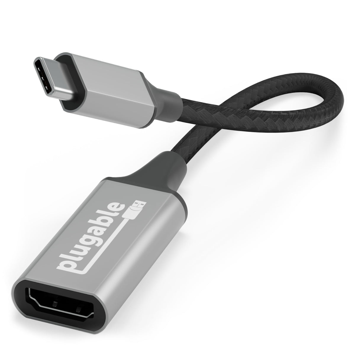 Plugable USB C to HDMI Adapter, HDMI 2.0, USB4 / Thunderbolt Adapter